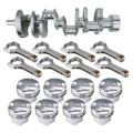 Premium Chevy 350 Rotating Assembly, 1-Piece Main, .200 Dome, 5.7 Rod
