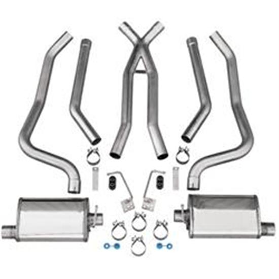 Dynatech 793-91125 1967-69 Camaro Stainless Dual Exhaust, 2-1/2 Inch