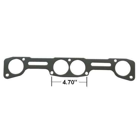 Dynatech® Spread Port Chevy Mild Steel Header Flange, 1.875 Port, 1.95 I.D.