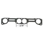 Dynatech® Spread Port Chevy Mild Steel Header Flange, 1.875 Port, 1.95 I.D.