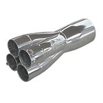 Dynatech® Stainless Steel Merge Collector, 1-5/8 In. Slip Over, 3 In. Outlet