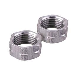 Aluminum Jam Nuts, 1/4-28 RH, Pack/6