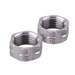Aluminum Jam Nuts, 5/16-24 LH, Pack/6