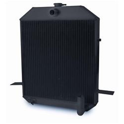 AFCO Aluminum Radiators 1939 Ford Deluxe and 1940 Ford Standard & Deluxe - Black Finished ...