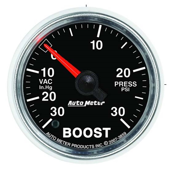 Auto Meter 3859 GS Digital Stepper Motor Boost/Vacuum Gauge, 2-1/16 In Auto Meter 3859 GS Digital Stepper Motor Boost/Vacuum Gauge, 2-1/16 In
