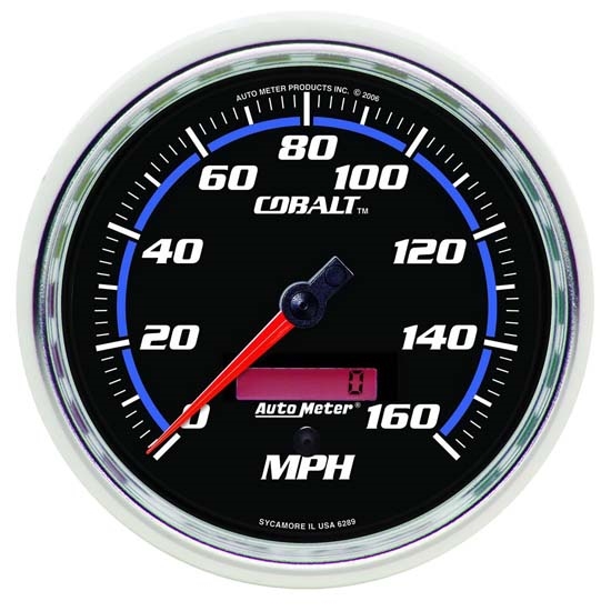Auto Meter 6289 Cobalt Air-Core Electric Speedometer Gauge, 5 Inch Auto Meter 6289 Cobalt Air-Core Electric Speedometer Gauge, 5 Inch