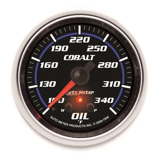 Auto Meter 7956 Cobalt Digital Stepper Motor Oil Temperature Gauge Auto Meter 7956 Cobalt Digital Stepper Motor Oil Temperature Gauge