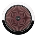 Speedway Super Flow 14 Inch Air Filter Top, Chrome