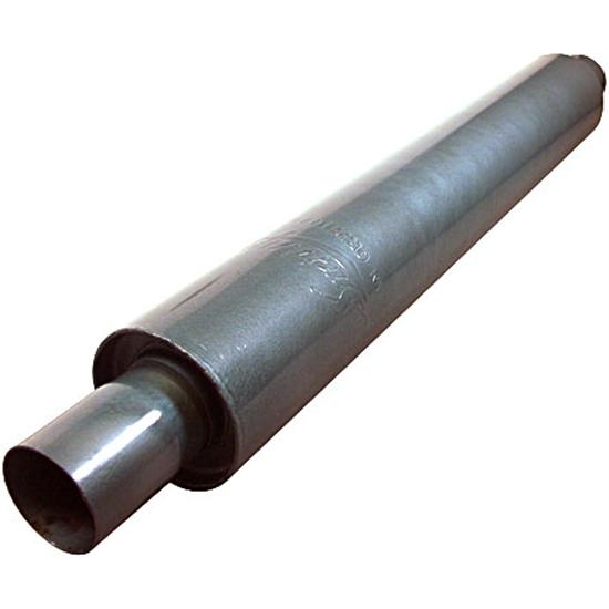 Smithys Glasspack Muffler, 22 Inch Body, 2 Inch Inlet/Outlet Smithys Glasspack Muffler, 22 Inch Body, 2 Inch Inlet/Outlet