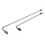 Dual Outlet Master Cylinder Steel Dual Brake Line Kit