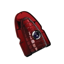 1954 Chevy Taillight Lens with Blue Dot, Red Plastic
