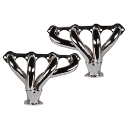 Small Block Ford, Block Hugger Tight-Fit Headers, Chrome