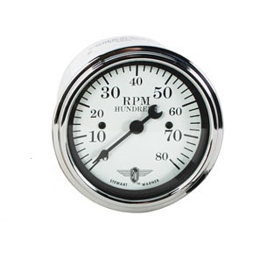 Garage Sale - Stewart Warner 82659 Wings Tach, White