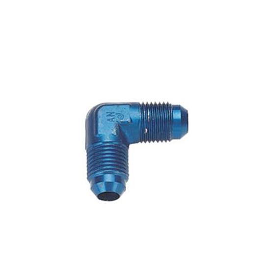 Aluminum Flare Union Fitting, 90 Degree, -6 AN Aluminum Flare Union Fitting, 90 Degree, -6 AN