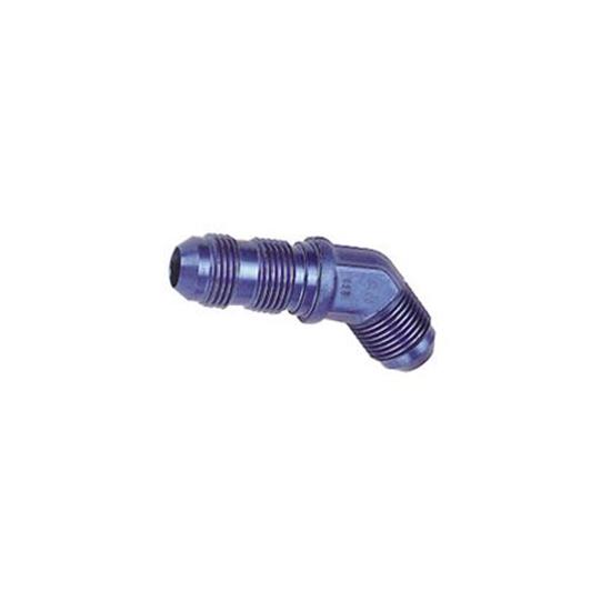 Aluminum Flare Bulkhead Fitting, 45 Degree, -8 AN