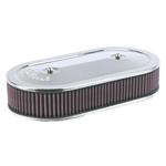 Edelbrock 1235 Dual Quad Oval Air Cleaner