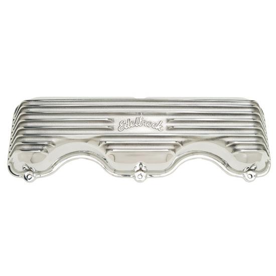 Edelbrock 348-409 Chevy Finned Aluminum Valve Covers