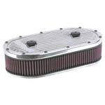 Edelbrock 4237 Elite Series Dual Quad Finned Air Cleaner