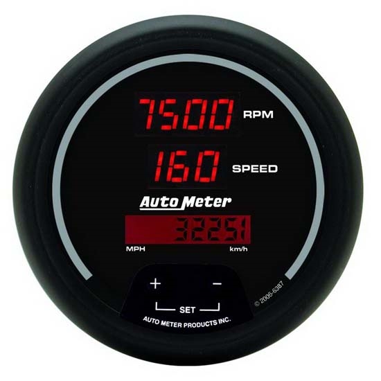 Auto Meter 6387 Sport-Comp Digital Digital Tach/Speedometer Gauge Auto Meter 6387 Sport-Comp Digital Digital Tach/Speedometer Gauge