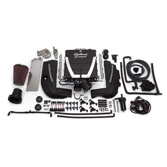 Edelbrock 15400 E-Force Street Legal Kit Supercharger System,SB Chevy