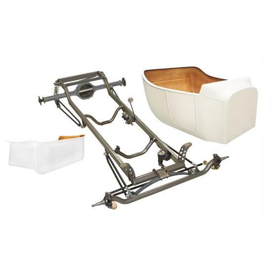 Nostalgia 1923 T-Bucket Frame Kit w/ Deluxe Body/Bed, Unchanneled Floor Nostalgia 1923 T-Bucket Frame Kit w/ Deluxe Body/Bed, Unchanneled Floor