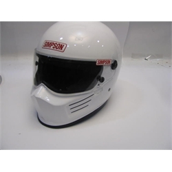 Garage Sale - Simpson Bandit SA05 FR Helmet, White, Small