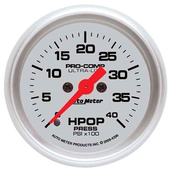 Auto Meter 4396 Ultra-Lite Digital Stepper Motor HPOP Pressure Gauge Auto Meter 4396 Ultra-Lite Digital Stepper Motor HPOP Pressure Gauge