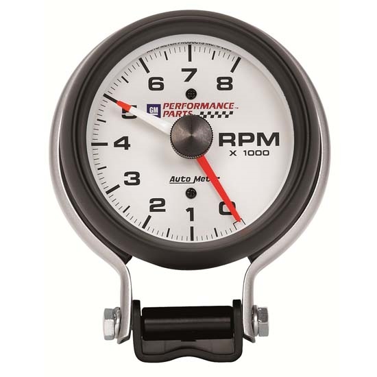 Auto Meter 5780-00407 GM White Air-Core Pedestal Tachometer Gauge Auto Meter 5780-00407 GM White Air-Core Pedestal Tachometer Gauge