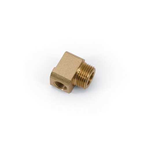 Edelbrock 8096 LowProfile Vacuum Fitting Reducers, 90 Degree, Brass