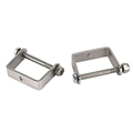 Stainless Steel Spring Clamps, 2 Inch Wide Leaf Spring