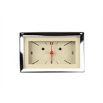 Classic Instruments CH57CLT Dash Clock, Tan Face, 1957 Chevy