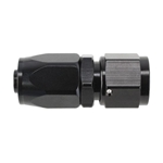 Speedway Full Flow Swivel Hose End Fitting, Straight, Black Anodized, -12 AN