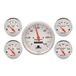 Garage Sale - Auto Meter Artic White Gauge Set, Electric Speedo