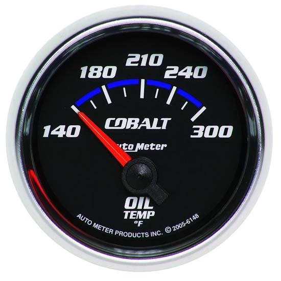 Auto Meter 6148 Cobalt Air-Core Oil Temperature Gauge, 2-1/16 Inch Auto Meter 6148 Cobalt Air-Core Oil Temperature Gauge, 2-1/16 Inch