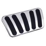 Lokar BAG-6166 67-72 Chevy/GMC Curved Billet Alum Auto Brake Pedal Pad