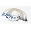 Taylor Cable 80604 8MM Shielded SST Ignition Wire Set, GM HEI/BB, 135 Taylor Cable 80604 8MM Shielded SST Ignition Wire Set, GM HEI/BB, 135