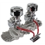 Chrome 9 Super 7 Carbs on Eddie Meyer Intake Manifold Kit, 1932-48 Ford V8 Chrome 9 Super 7 Carbs on Eddie Meyer Intake Manifold Kit, 1932-48 Ford V8