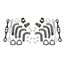 Small Block Chevy U-Weld-It Tight Fit Header Kit Small Block Chevy U-Weld-It Tight Fit Header Kit
