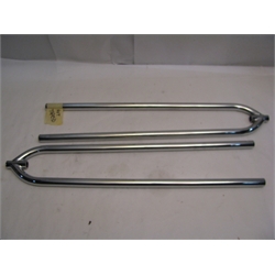 Garage Sale - Front Hairpin Radius Rods, 27 Inch, Chrome Steel