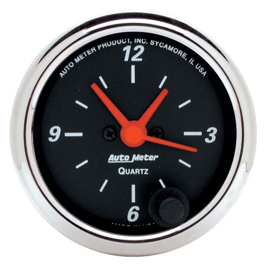 Auto Meter 1484 Designer Black Quartz Clock Gauge, 2-1/16 Inch Auto Meter 1484 Designer Black Quartz Clock Gauge, 2-1/16 Inch