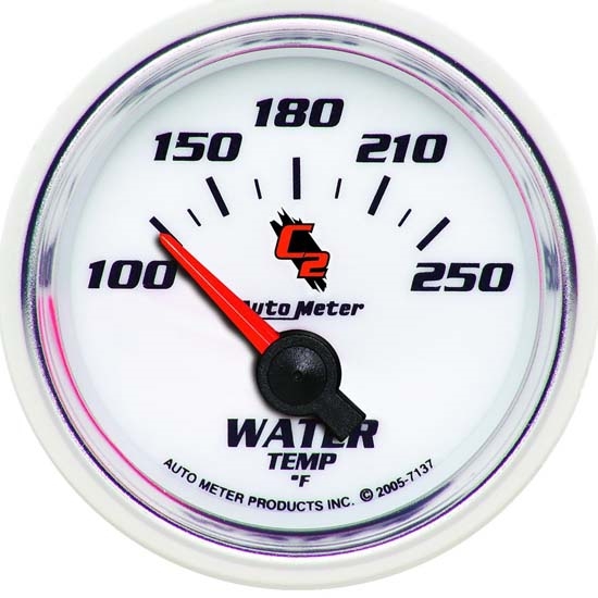 Auto Meter 7137 C2 Air-Core Water Temperature Gauge, 2-1/16 Inch Auto Meter 7137 C2 Air-Core Water Temperature Gauge, 2-1/16 Inch
