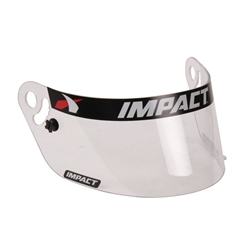 Impact Racing 12100901 Clear Shield-Charger/Vapor/Carbon Fiber Draft