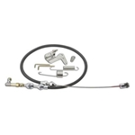 Lokar DP-1000U36 36 Inch Duo-Pak Black Throttle Cable Kit, Stainless