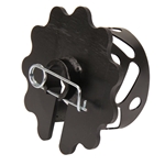 Wehrs WM251-5 Dual Bearing Slider Spring Cup with Clip, 5 Inch O.D. Springs