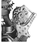 Small Block Chevy Billet Alternator Brackets