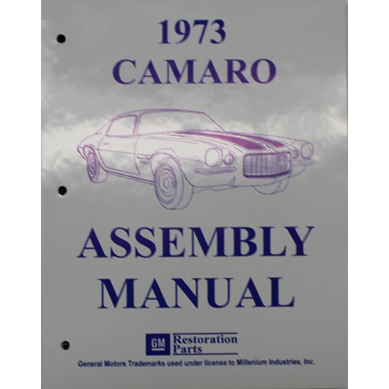 1973 Camaro Assembly Manual 1973 Camaro Assembly Manual