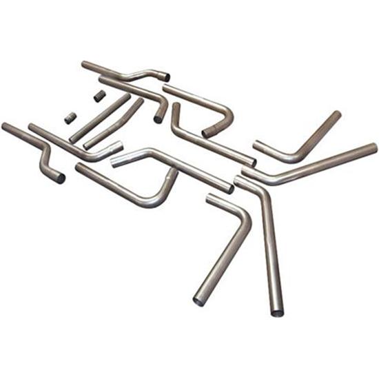 New Flowmaster 15936 Universal Mandrel Bent Dual Exhaust Tailpipe Kit 2.5"