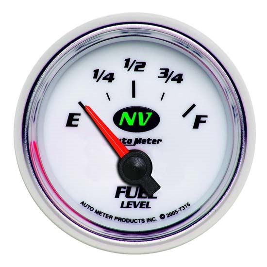 Auto Meter 7316 NV Air-Core Fuel Level Gauge, 2-1/16 Inch Auto Meter 7316 NV Air-Core Fuel Level Gauge, 2-1/16 Inch