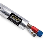DEi 010418 Heat Sheath Sewn Aluminized Line Sleeving, 1/2 x 36 Inch