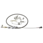 Lokar DP-1000HT 24 Inch Duo-Pak Hi-Tech SS Throttle Cable Kit